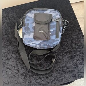 New Sun and Stone Navy Camo men’s mini cross body bag